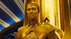 Elizabeth Debicki as Ayesha in <i>Guardians of the Galaxy Vol. 2</i>.