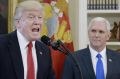 Pence with President Donald Trump in the Oval Office.