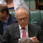 PM Turnbull ponders reply to Bandt question on coal, climate change and Cyclone Debbie