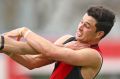 Ben McNiece in action for Essendon last year in the VFL.