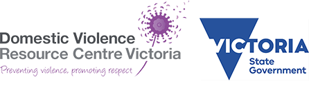 Domestic Violence Resource Centre & State Government of Victoria Logos