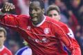 Ugo Ehiogu celebrates scoring against Blackburn Rovers in the 2002 FA Cup fifth round.