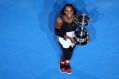 Serena Williams after winning the Women's Singles Final against her sister, Venus Williams, on day 13 of the 2017 ...