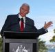 US Vice-President Mike Pence, left, during a joint press conference with Prime Minister Malcolm Turnbull.