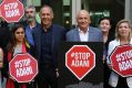 Bob Brown returned to Parliament House in Canberra with Geoff Cousins and environmental groups to protest against the ...