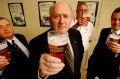 The launch of the Raise a Glass initiative at the Kent Hotel in 2009. Peter Cosgrove, centre, with Stephen Finney from ...