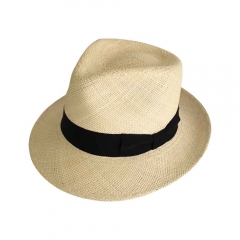 Teardrop Fedora Hat - Natural