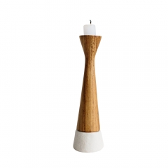 Wood & Sand Candlestick