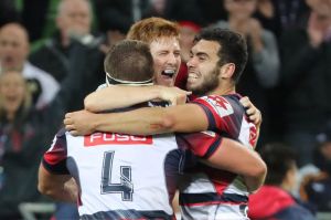 Rebels with a cause: Melbourne Rebels post their first win of the season, staking their claim to remain in the top ...