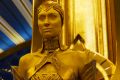 Elizabeth Debicki as Ayesha in <i>Guardians of the Galaxy Vol. 2</i>.