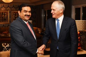 Prime Minister Malcolm Turnbull met India's Adani Group founder and chairman Gautam Adani in Delhi in early April.