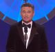 Dave Hughes, pictured during his opening monologue at the 2016 Logies, has been workshopping his gags for this year's ...