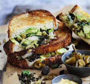 Eat your greens: Grown-up cheese toasties.