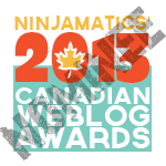 2013 Canadian Weblog Awards nominee