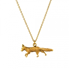 Prowling Fox Necklace