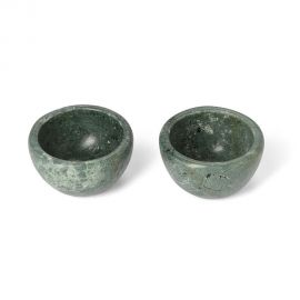 Moss Salt and Pepper Vessels (set of two)