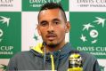 Nick Kyrgios is enjoying Davis Cup tennis.