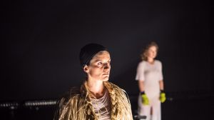 Luisa Hastings Edge in The Rabble's production <i>Joan</i>.