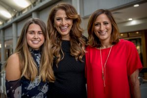 Hosts Jemma Mrdak, Sally Obermeder and Maha Koraiem. 
