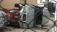 Car rollover in Berwick.