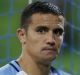 A dejected Tim Cahill leaves the ground after Melbourne City were eliminated from the A-League finals.