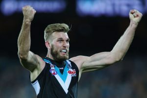 Jackson Trengove turned up to training with a black eye.