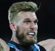 Jackson Trengove turned up to training with a black eye.