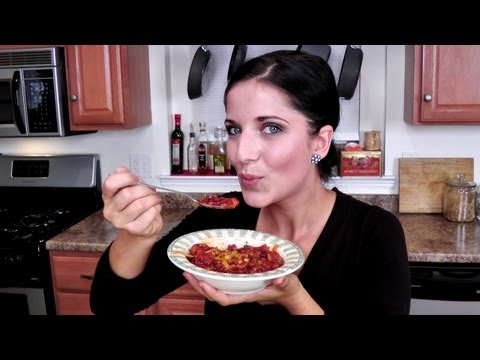 Homemade Chili Recipe - Laura Vitale - Laura in the Kitchen Episode 217