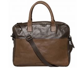 Farun Men's Leather Briefcase