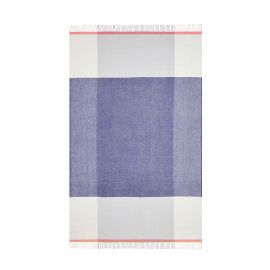 Merino Wool Blanket - Blue/Grey