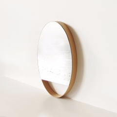 Oval Mirror - Oak