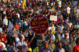 Tea Party signs. Click image to expand.