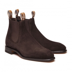 Suede Craftsman Chocolate Boots