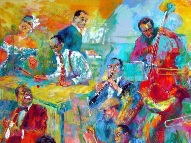 Big Jazz Painting