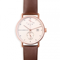 Atticus Watch with Chestnut Brown Strap