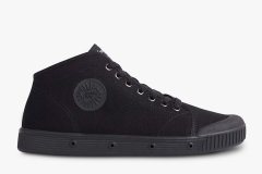 B2 Normal Black Canvas Sneakers