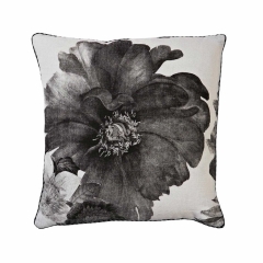 Garden Floral Black Cushion