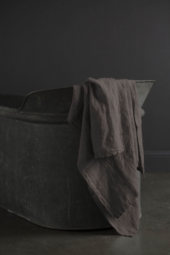 Linen Bath Towel - Mocha