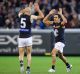 Chris Judd and Eddie Betts in their Carlton days