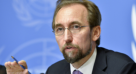  Zeid Ra’ad Al Hussein, Haut-Commissaire des Nations Unies aux droits de l’homme. ©Photo ONU / Jean-Marc Ferré