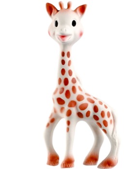 Soothe sore gums with Sophie the giraffe, who is made from 100 per cent natural rubbers and food paint, making her ...