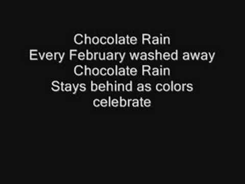 Tay Zonday - Chocolate rain LYRICS