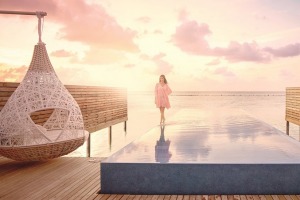 Enjoy five-star LUX* South Ari Atoll in the Maldives.
