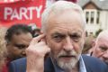 Labour Leader Jeremy Corbyn attends a rally in Whitchurch in the Cardiff North constituency in Wales on April 21.