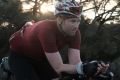 Seb Dunne riding in the inaugural Indian Pacific Wheel Race.