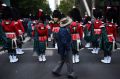 Thousands turned out for the Anzac Day march in Sydney.