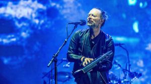 Thom Yorke performs at Coachella Music & Arts Festival at the Empire Polo Club.