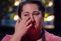 Della's rare show of tears on MKR.