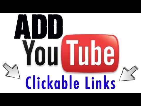 How To Add Clickable Links/URL's To your Youtube Video Description