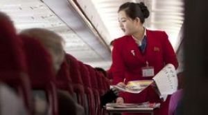 Air Koryo only offers one dish on board, and no one is quite sure what it is.